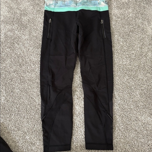 Bundle of 2 lululemon Black Capris - Picture 2 of 7